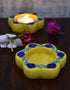 Blue Pottery T-Holder Set Of 2 Pcs.